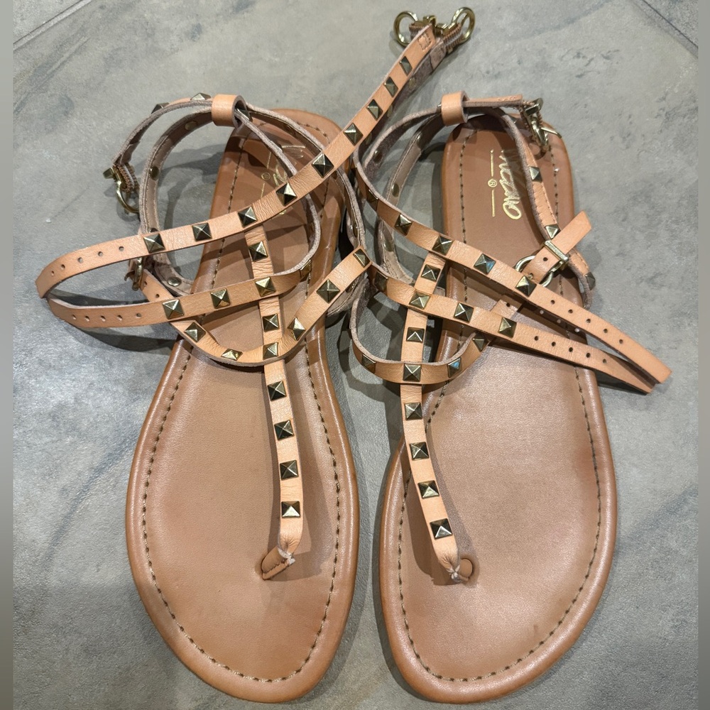 Mossimo Studded Gladiator Sandals, Women’s Size 8